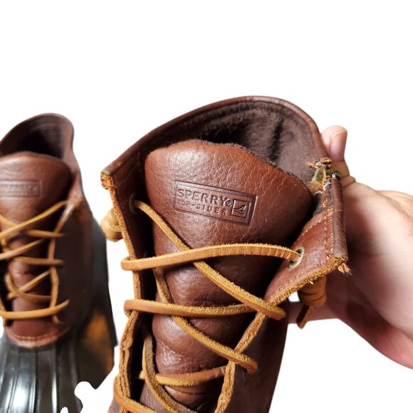 Sperry Top Sider STS 91176 Wms Sz 11 Waterproof Saltwater Duck Boot Bootie - Picture 6 of 7